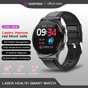 ZODVBOZ EKG Smart Watch Meeste Laser Ravi 24-tunni kehatemperatuur Südame Löögisagedus, vererõhk Veekindel Smartwatch Jaoks Xiaomi