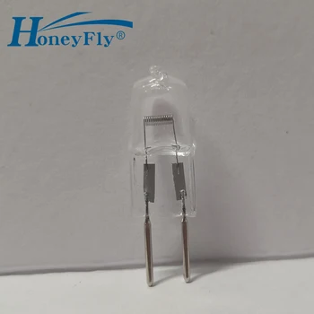 HoneyFly 10tk GY6.35 Halogen Lamp 50W 100W 220V 200W Warmwhite Halogeen Pirn Selge G6.35 Crystal Machine tool Mikroskoobi