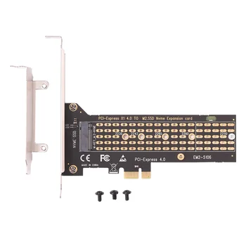 M. 2 NVME SSD PCI-E 1x Adapter Kaardi SSD PCIe 1x laienduskaardi Desktop PC M-Klahvi NVME/B-Sisestage SATA 2230/2242/2260/2280