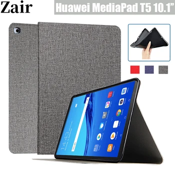Klapp Nahast Tableti puhul Huawei MediaPad T5 10 2018 Tableti puhul Huawei Mediapad T5 10.1 Tolline AGS2-W09/W19/L03/L09 Kate