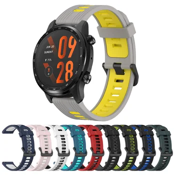 Randmepaela Jaoks Ticwatch Pro 3 Ultra GPS Kellade ansambli Ticwatch E3 C2 Pluss Pro X S GTX PIKKUS Käevõru Pehmest Silikoonist Reguleerida Turvavöö