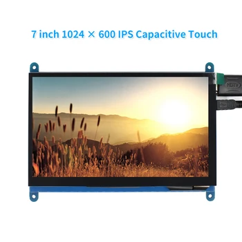 7 tolline 1024*600 IPS Mahtuvuslik Puutetundlik TFT Panel LCD Moodul Ekraan Ekraan Vaarika Pi 3 B+/4b